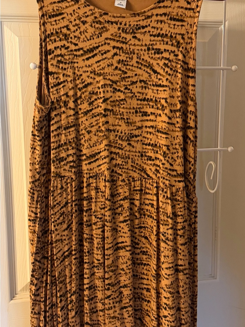 Old Navy Sleeveless Animal-Print Dress with pockets